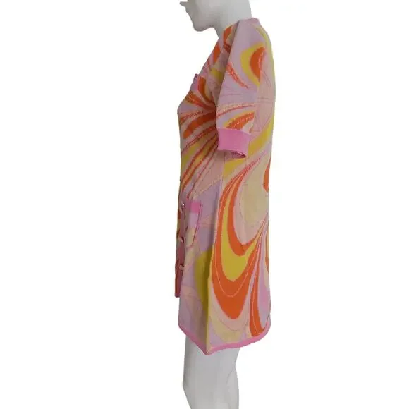 Oceanus Aimee button front knit dress size Large by Revolve NWOT - Picture 3 of 9